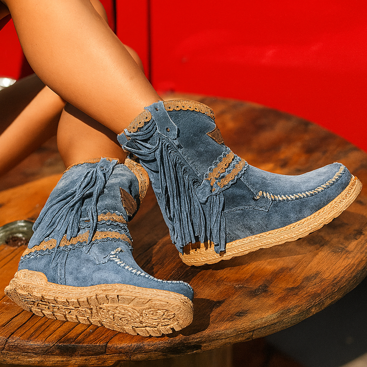 Boho Western Laarzen met Franjes
