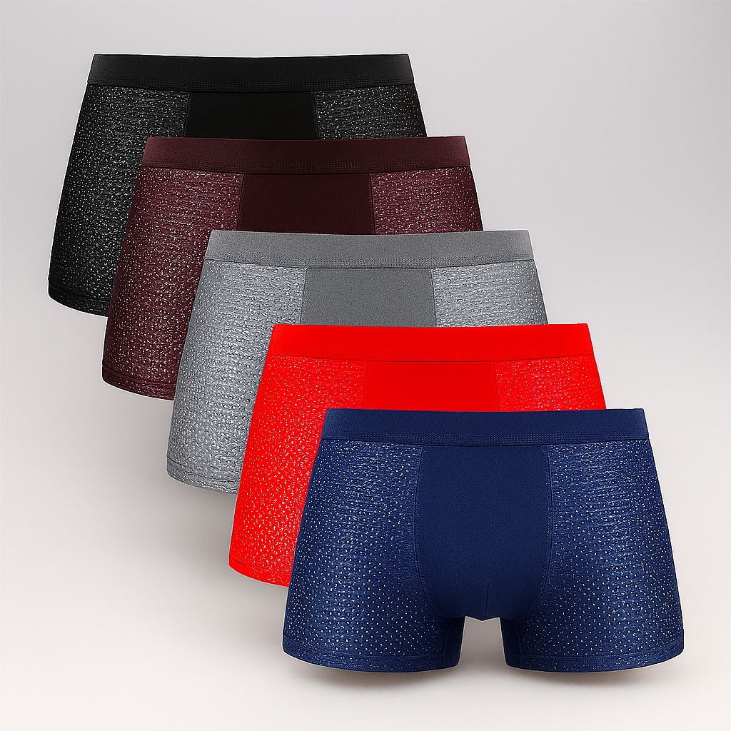 Mesh boxershorts voor heren, 5-pack