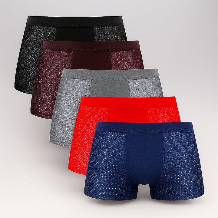 Mesh boxershorts voor heren, 5-pack