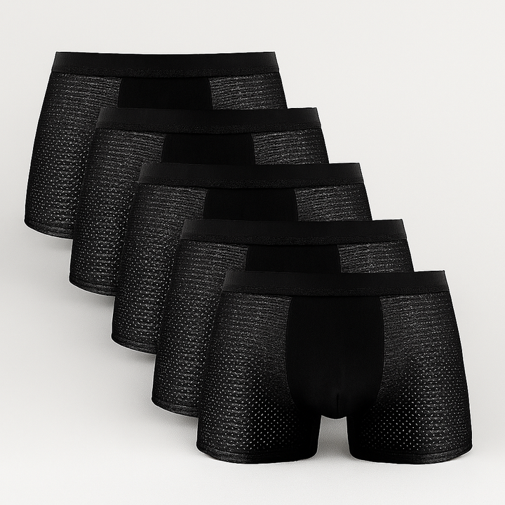 Mesh boxershorts voor heren, 5-pack