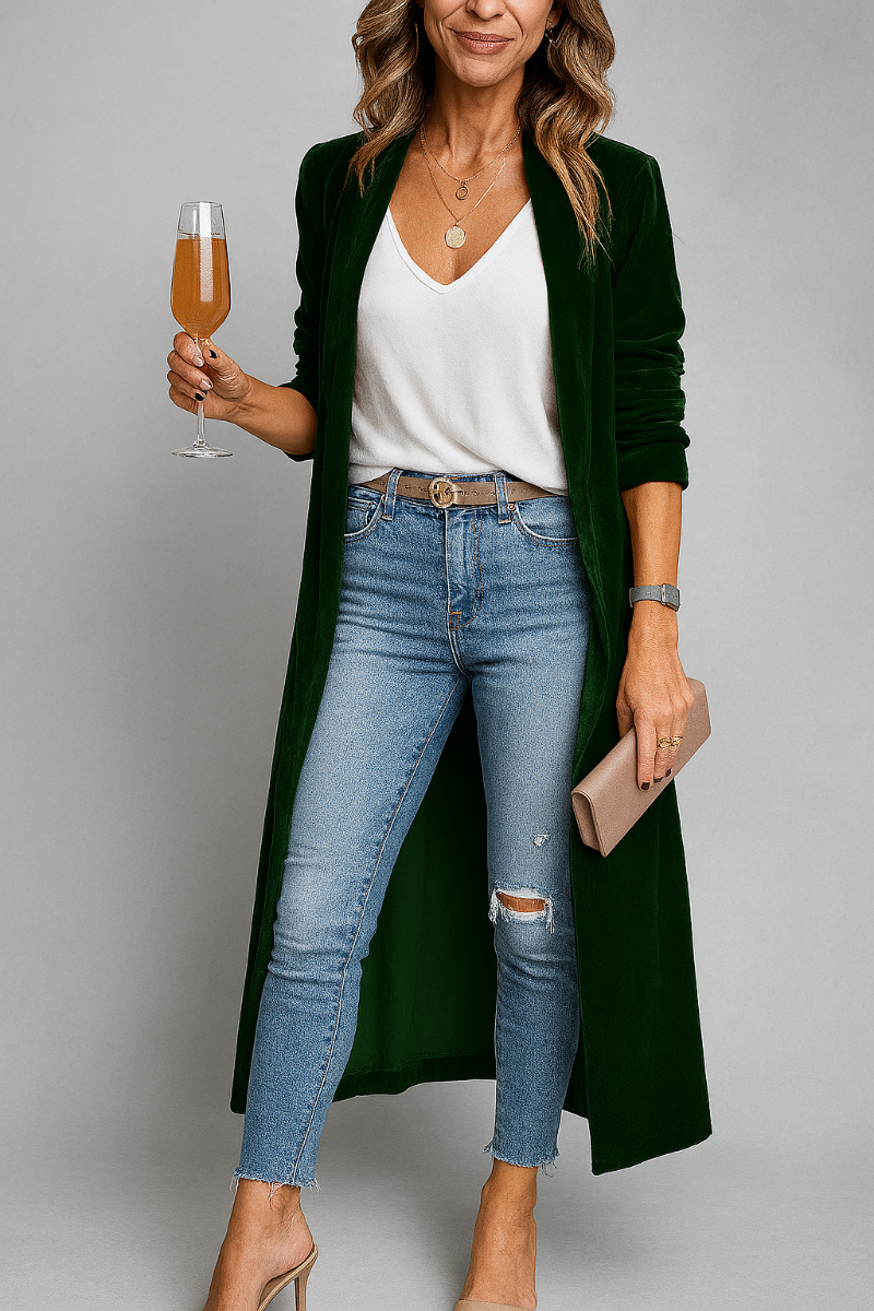 Lange Duster Cardigan voor dames
