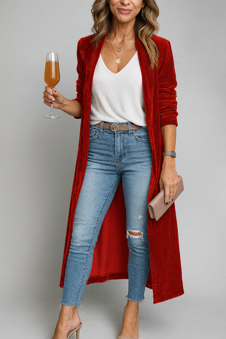 Lange Duster Cardigan voor dames