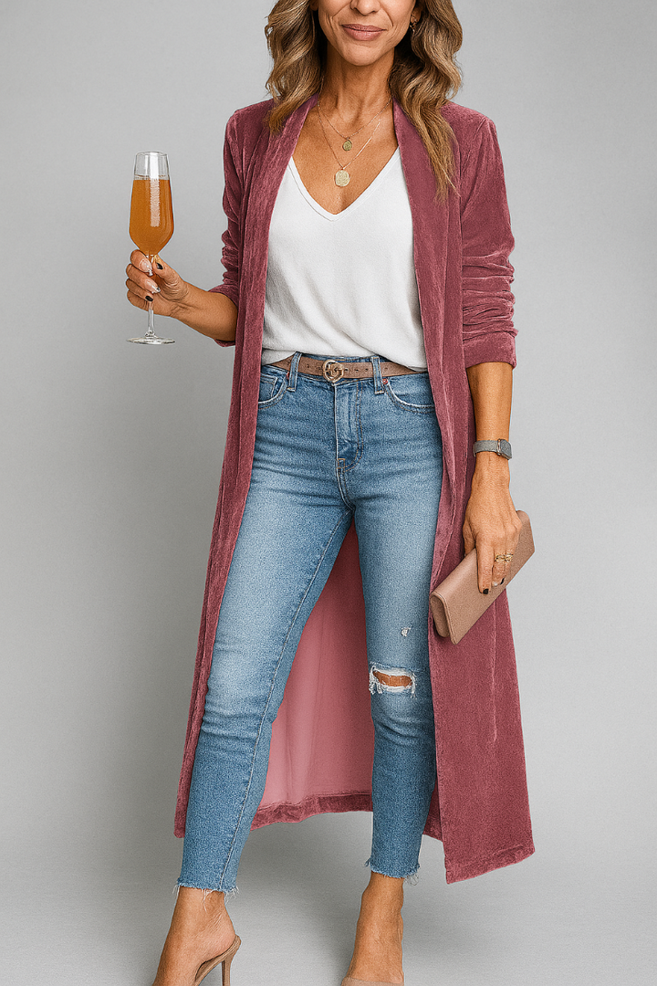 Lange Duster Cardigan voor dames