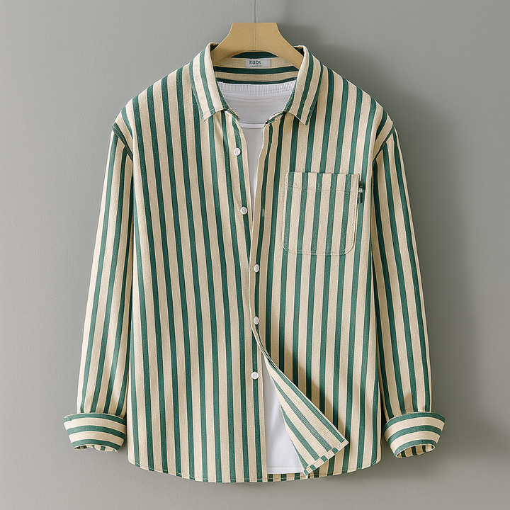 Casual stijl met lange mouwen en borstzak