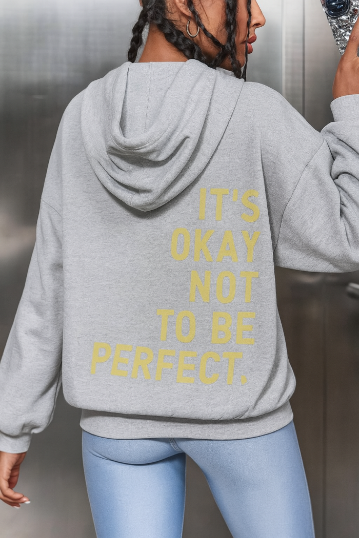 Casual hoodie met lange mouwen