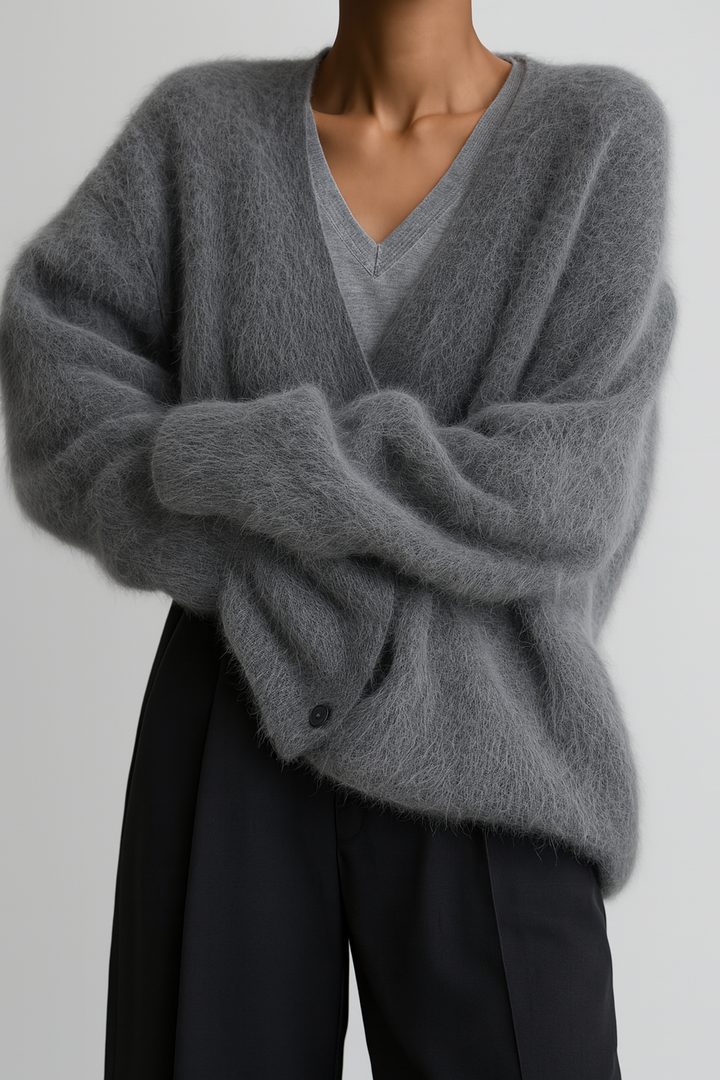 Luxe kasjmier vest voor dames