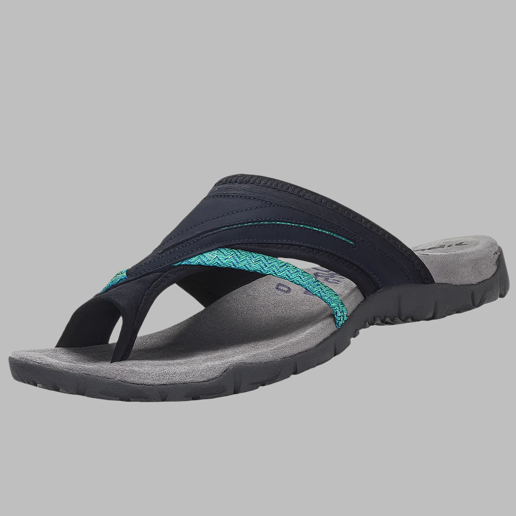 Comfortabele slippers met kruisbandjes
