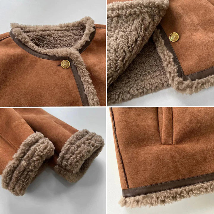 Warme Faux Fur Motorjas Dames