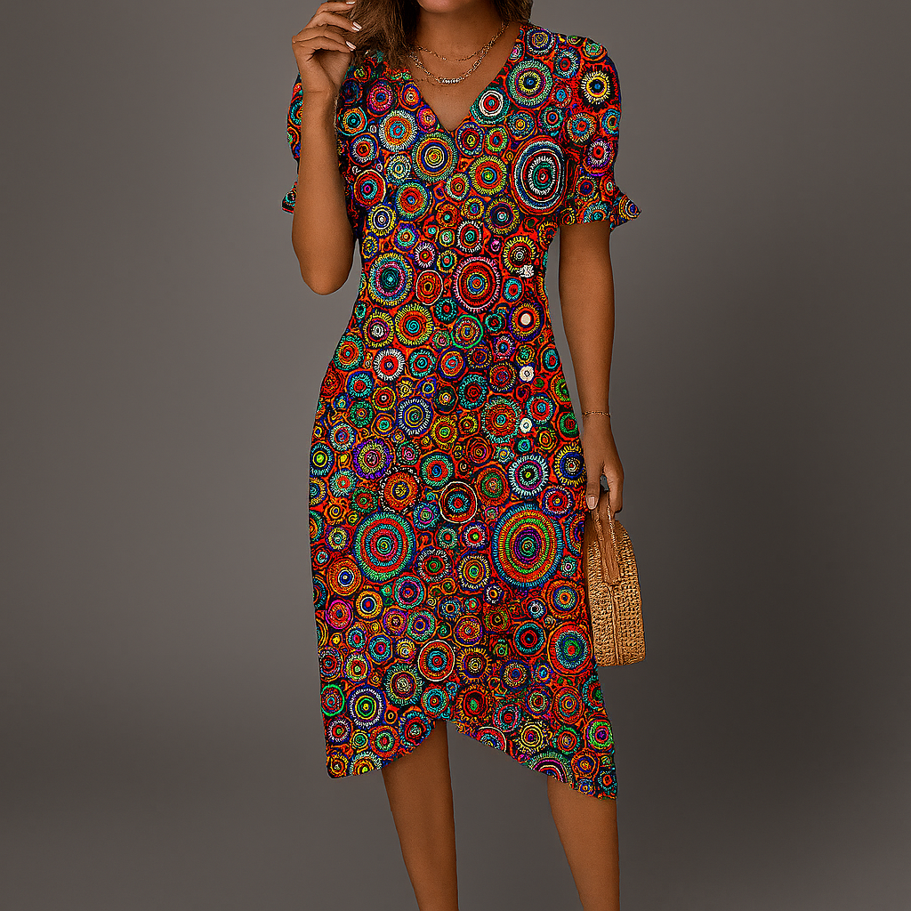 Lichtgewicht maxi-jurk voor dames