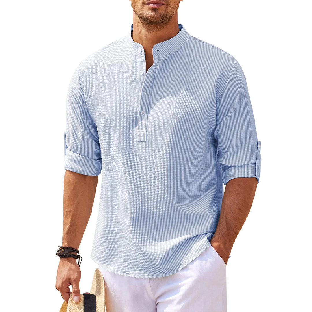 Blauw overhemd voor heren
