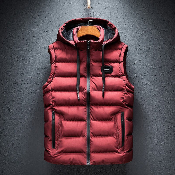 Mouwloze Fleece Vest met Rits Voor Heren