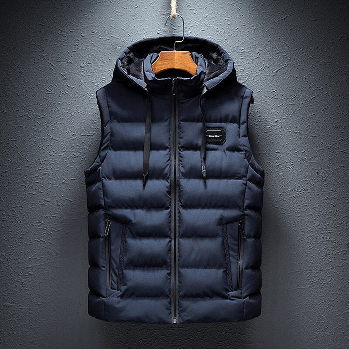 Mouwloze Fleece Vest met Rits Voor Heren