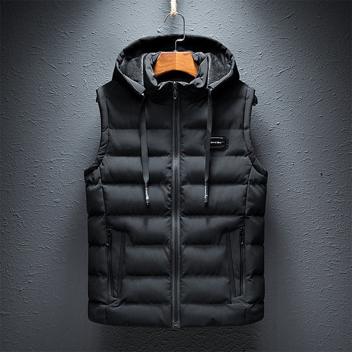 Mouwloze Fleece Vest met Rits Voor Heren