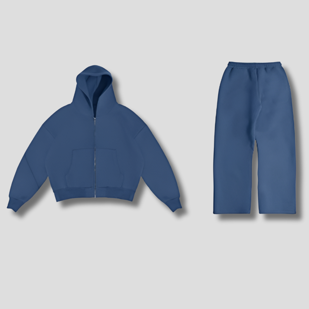 Casual oversized trainingspakset voor heren