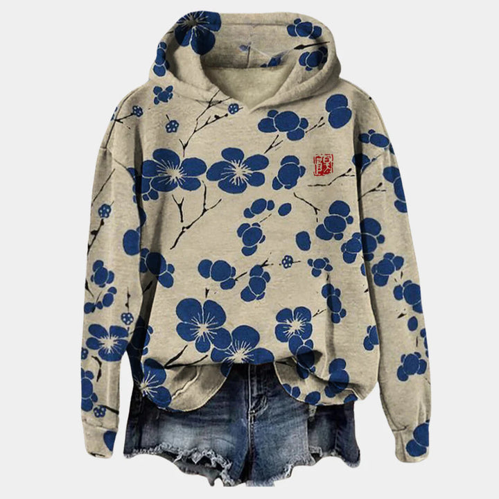 Casual Hoodie met Koi Art Print