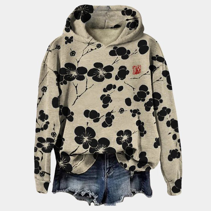 Casual Hoodie met Koi Art Print