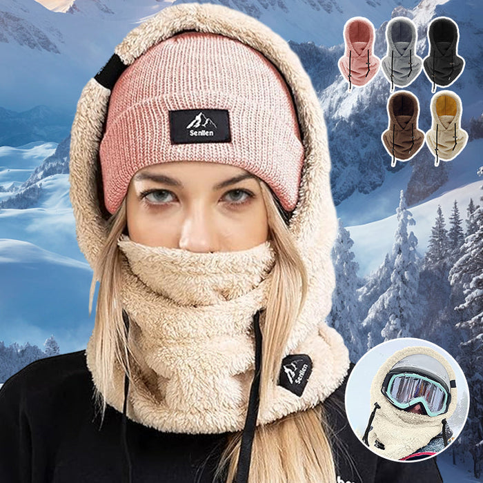 NordElle - 3-in-1 sherpa Wintermuts - Warm, Water- En Winddicht Multifunctioneel