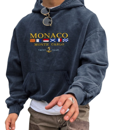 Luxe Monaco Yacht Club Heren Hoodie - Jeffrey