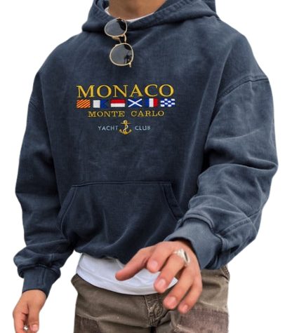 Luxe Monaco Yacht Club Heren Hoodie - Jeffrey