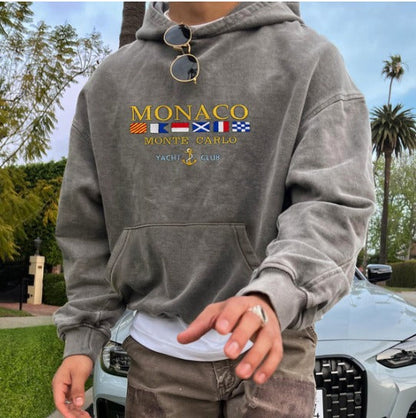 Luxe Monaco Yacht Club Heren Hoodie - Jeffrey