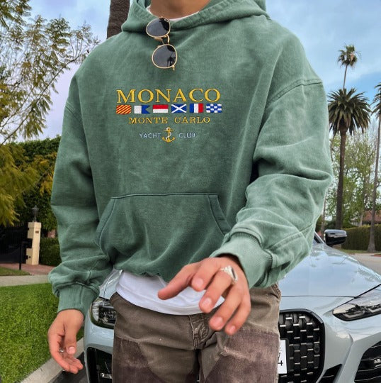 Luxe Monaco Yacht Club Heren Hoodie - Jeffrey