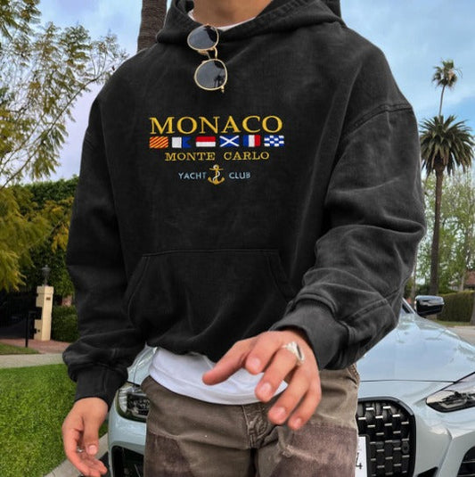 Luxe Monaco Yacht Club Heren Hoodie - Jeffrey