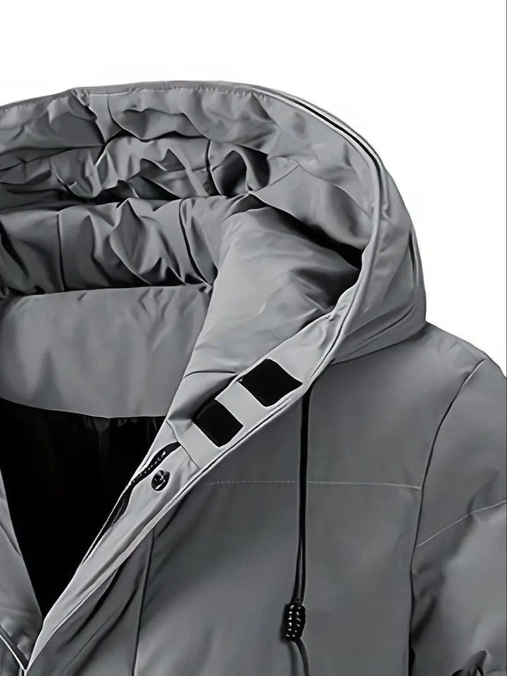 Premium Lange Puffer Winterjas Met Capuchon Voor Heren - Nordfall