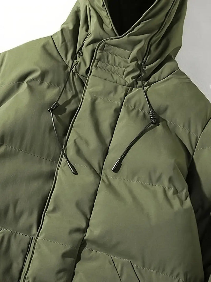 Premium Lange Puffer Winterjas Met Capuchon Voor Heren - Nordfall
