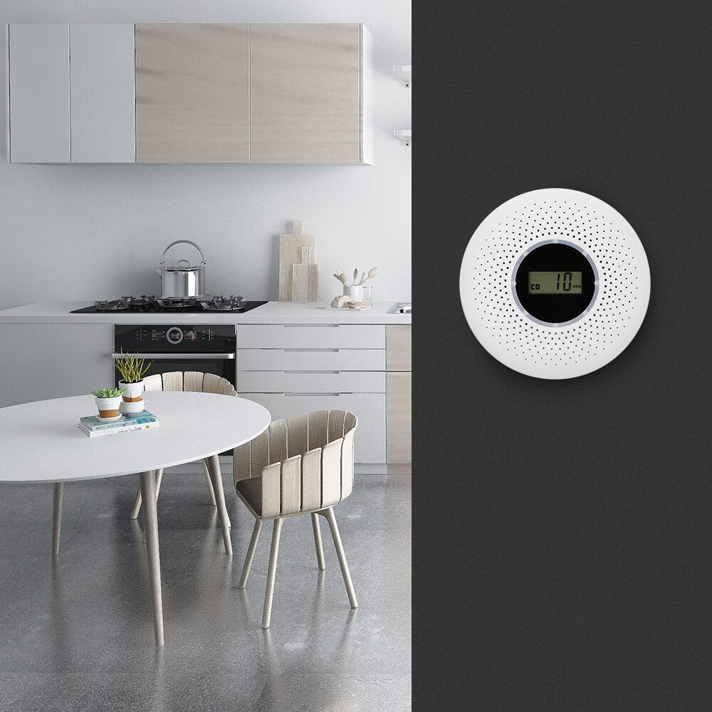 SafeAlert 2-in-1 Melder – Koolmonoxide & Rookmelder Combi voor Maximaal Veiligheid