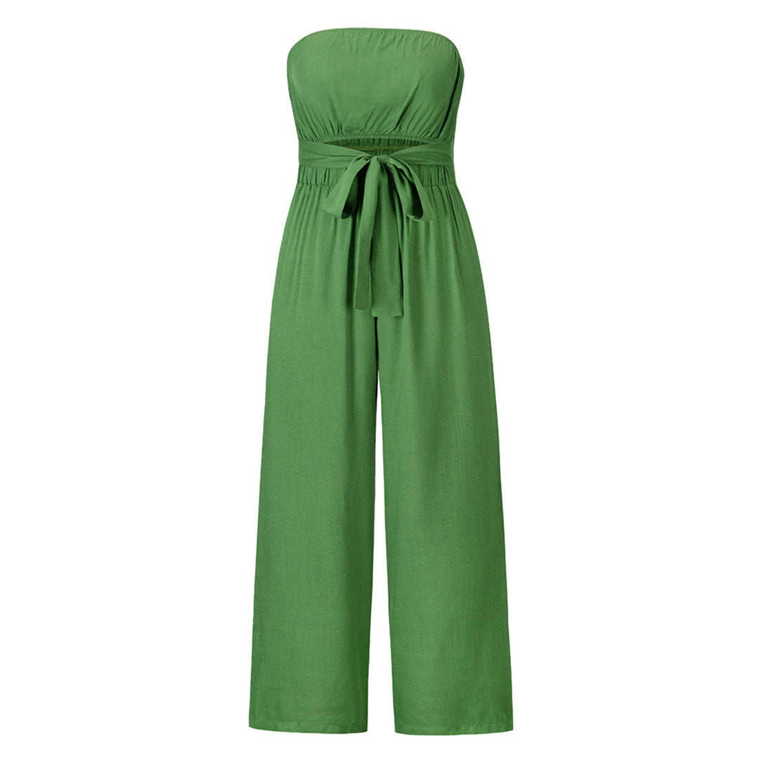  Deze luchtige en trendy jumpsuit is perfect voor warme zomerdagen en biedt een elegante uitstraling voor elke gelegenheid, van casual uitjes tot zomerse feesten.