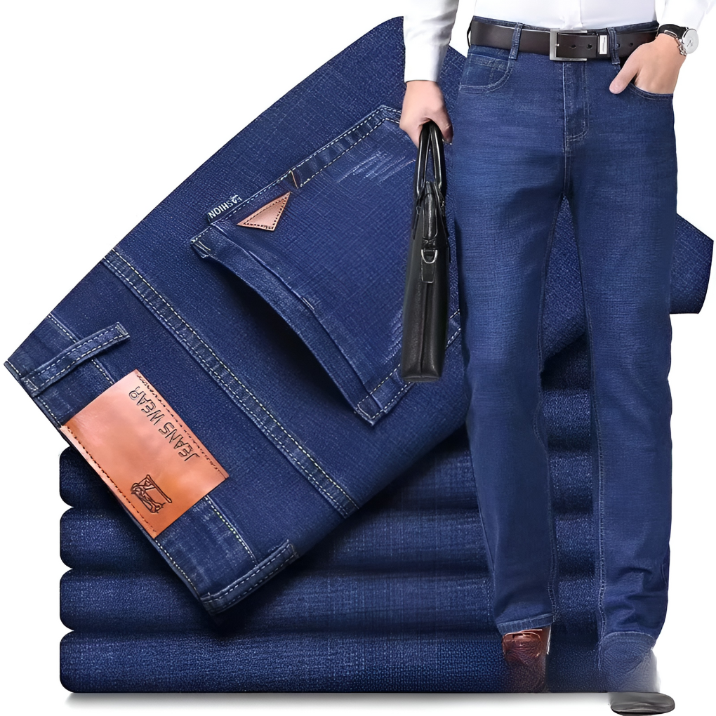 Heren jeans met rechte pijpen - Duurzame denim