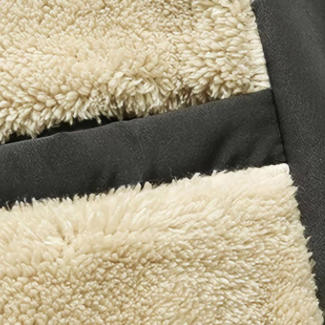 Casual Softshell Winterjas Met Bontvoering Voor Heren