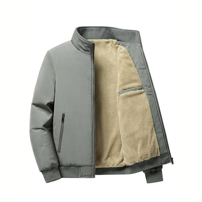 Casual Softshell Winterjas Met Bontvoering Voor Heren