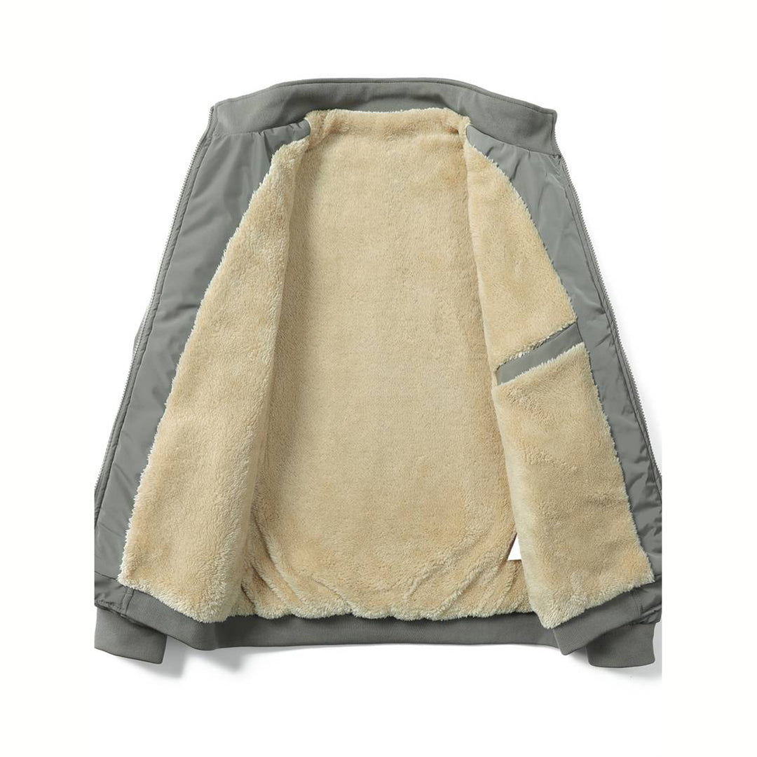 Casual Softshell Winterjas Met Bontvoering Voor Heren