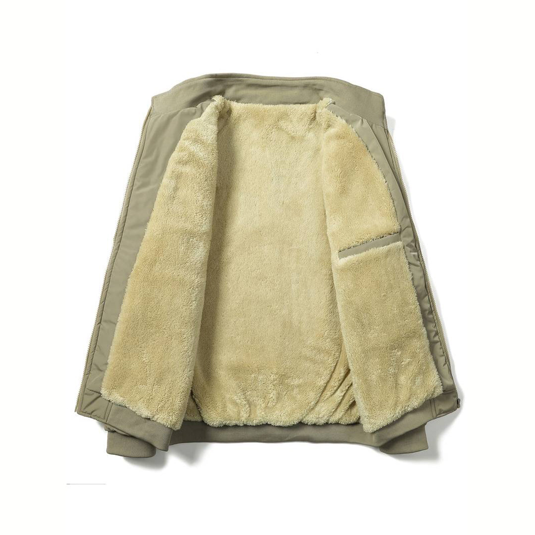 Casual Softshell Winterjas Met Bontvoering Voor Heren