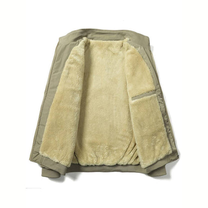 Casual Softshell Winterjas Met Bontvoering Voor Heren