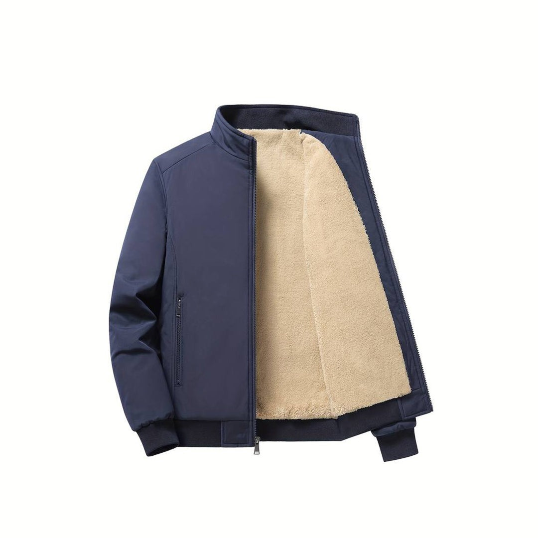 Casual Softshell Winterjas Met Bontvoering Voor Heren