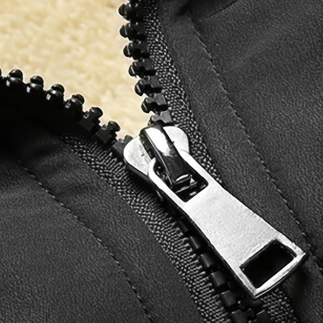 Casual Softshell Winterjas Met Bontvoering Voor Heren