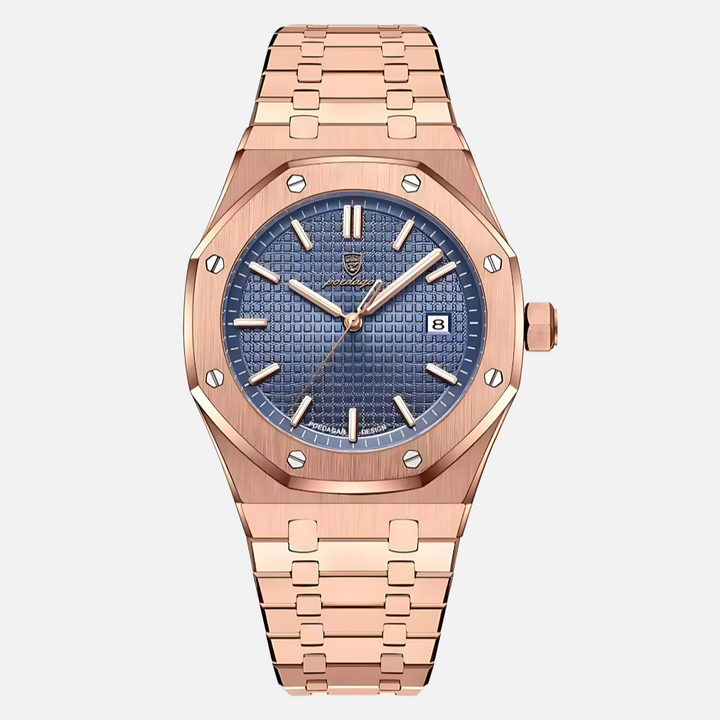 Elegant herenhorloge van roestvrij staal