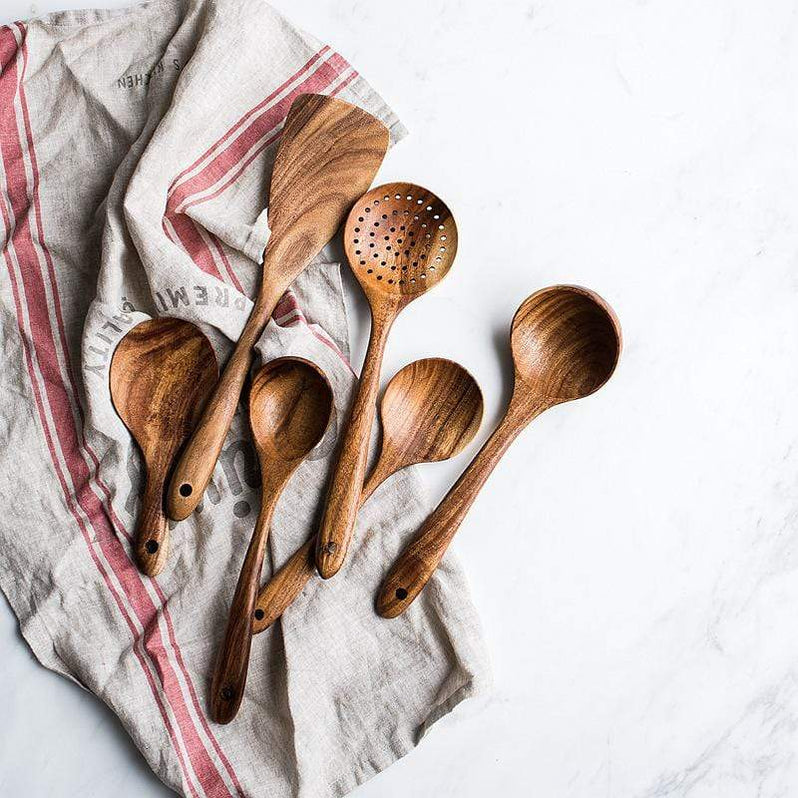 Stijlvolle Houten Keukenset – Duurzaam en Natuurlijk Koken