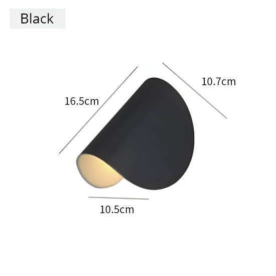 Twist Wandlamp - Draaibare Metalen Wandleuchte - Curve Wandverlichting