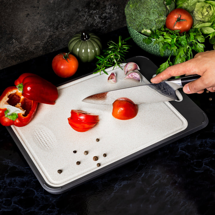 CleanSlice | De RVS snijplank die bacteriën geen kans geeft en zonder plastic