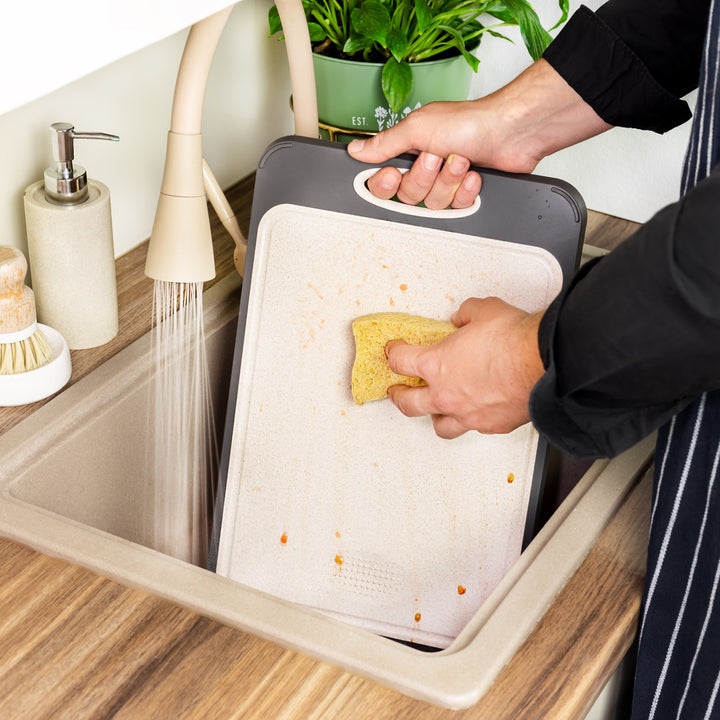 CleanSlice | De RVS snijplank die bacteriën geen kans geeft en zonder plastic