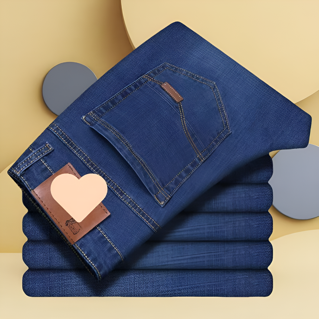 Heren jeans met rechte pijpen - Duurzame denim