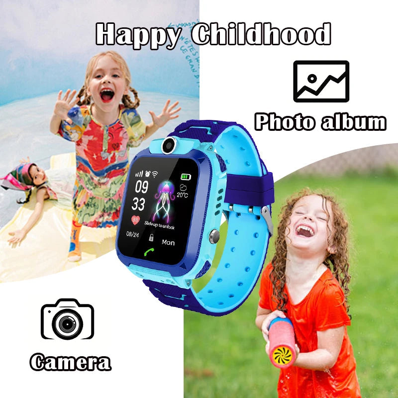 Kinder GPS-horloge met Belfunctie - Real-time Locatie, Routegeschiedenis & Veiligheidszones - SafeZone 2.0