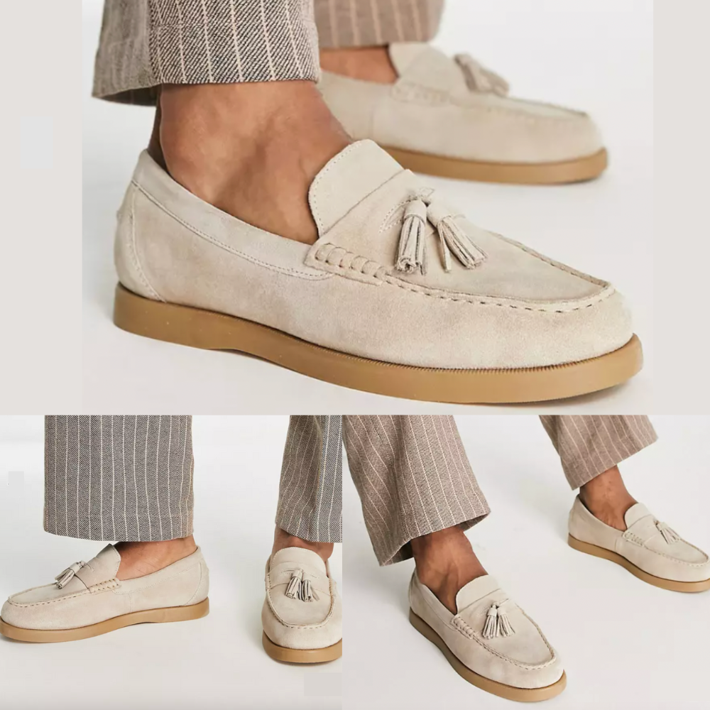 Deze zomerse loafers bieden een luxe uitstraling met een casual twist, ideaal voor zowel formele als informele gelegenheden.