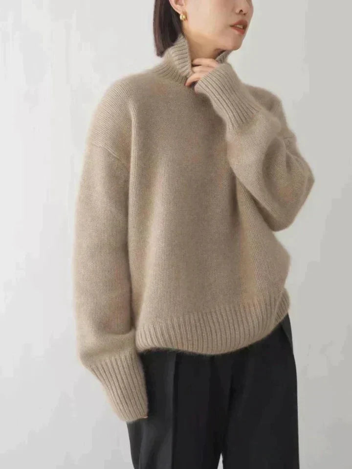 Luxe kasjmier coltrui Dames