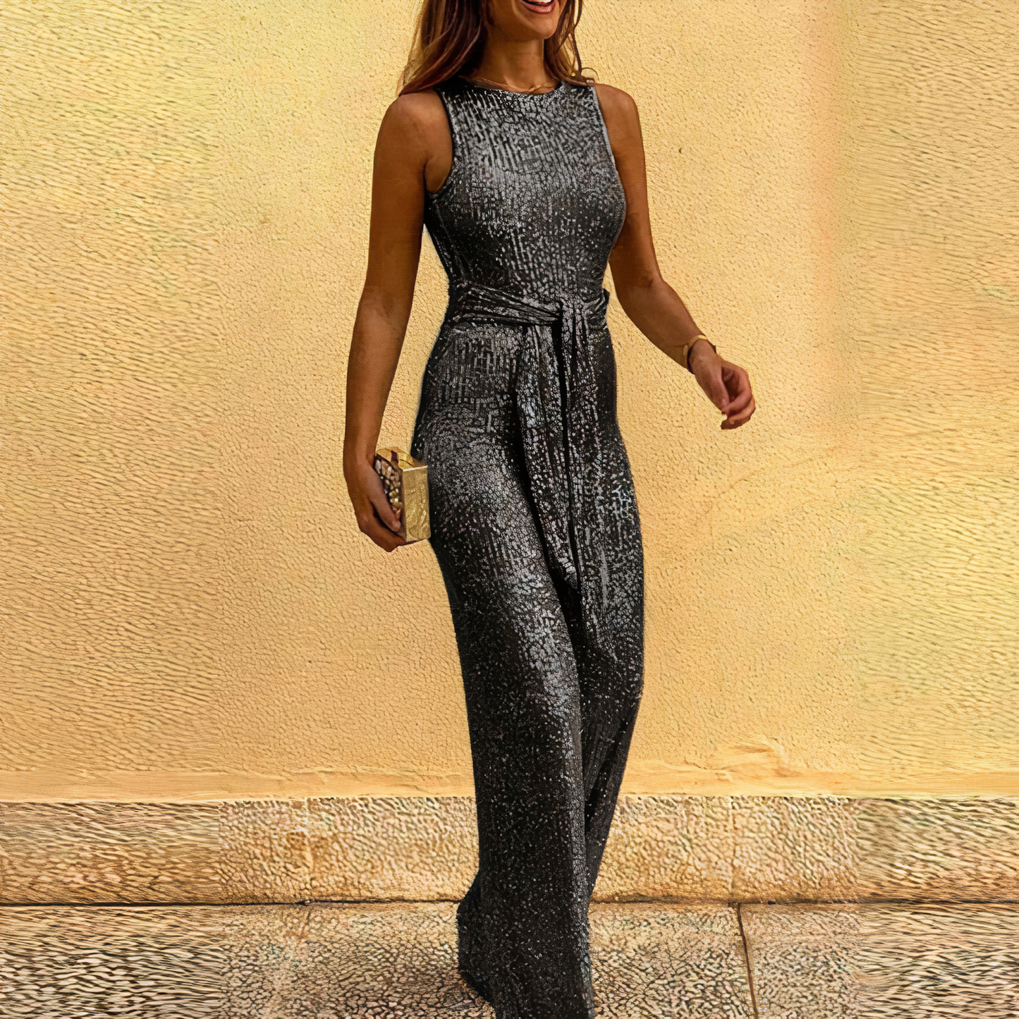 Elegante Jumpsuit Met Glitters