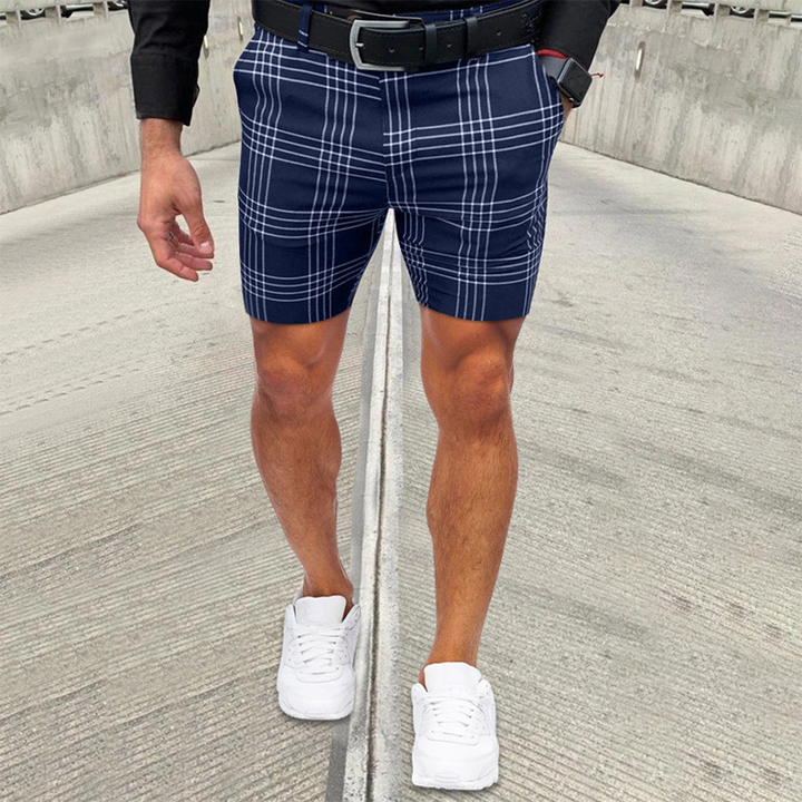 Heren Geruite Casual Korte Broek