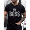 Slim-fit Pailletten T-Shirt voor Heren